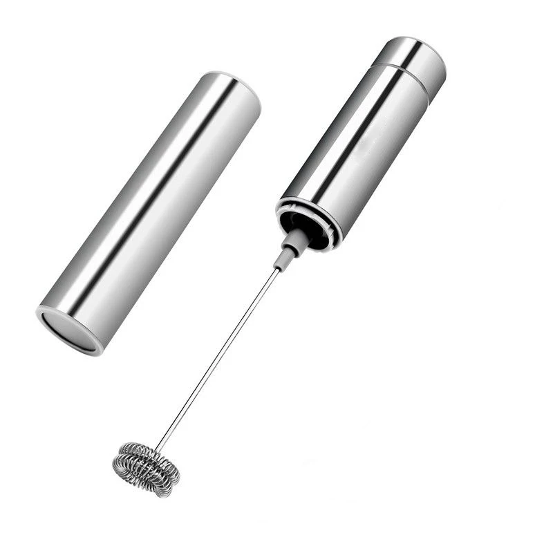 Handheld Stainless Steel Battery Powered Milk Frother With Fda Buy Hand Milk Frother,Milk Foam