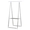 Portable folding moving clothes hanging towel rack