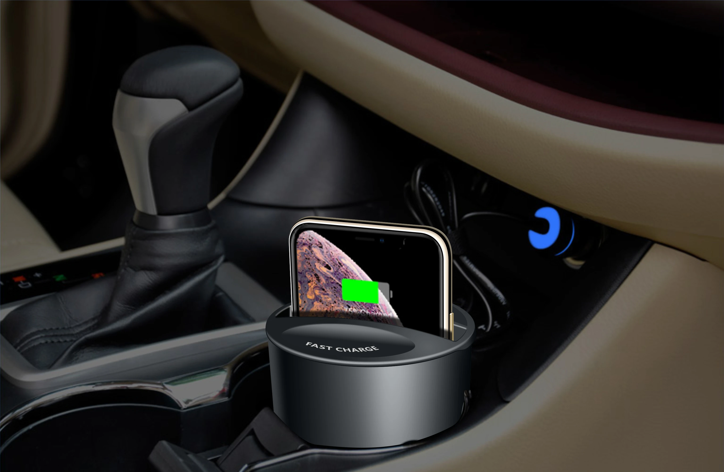 Беспроводная зарядка в машину. Qi Wireless Charger for car Cup Holder. ЗУ автомобильное беспроводное x8 car Wireless в подстаканник (Black). Автомобильная беспроводная зарядка - держатель чаша x9a. Беспроводная зарядка в подстаканник автомобиля Belkin.