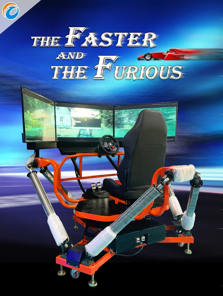 Hydraulic Racing Simulator 6 Dof 360 Degree Driving Simulator Ps4