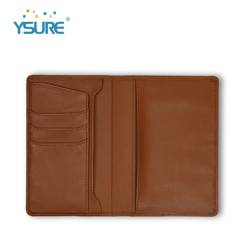 Ysure Hot Products Saffiano Leather Passport Card Holder Cover Custom