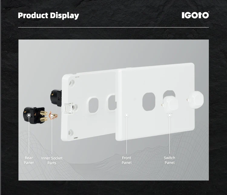 IGOTO SAA Australian GPO New Zealand Electrical Wall Switch Socket ...