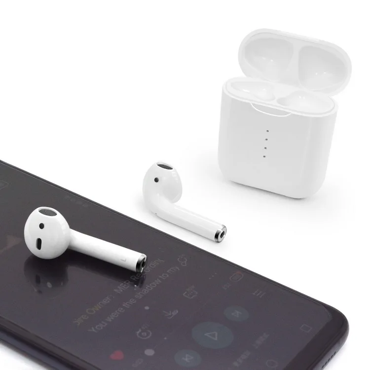 i7S Sports BT In-Ear Stereo Headphones Headset Sport Earbud With Mic Charge Box TWS mini Touch Control Wireless Headphones Blue - ANKUX.COM