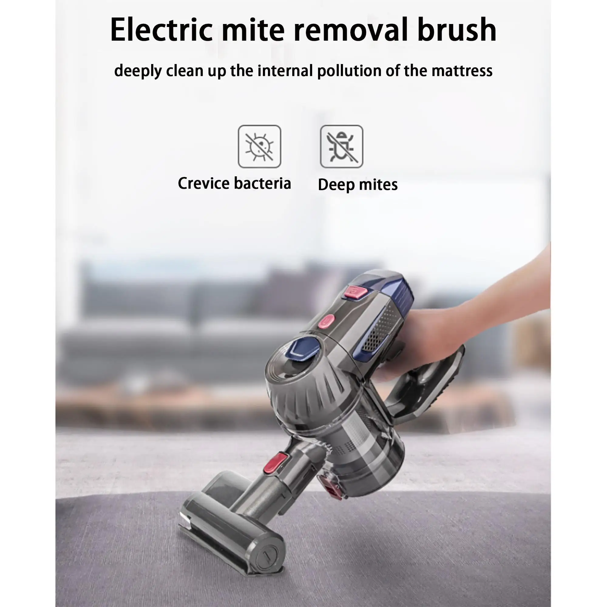 Home Handheld Cordless Vacuum Cleaner Lithium Battery 2 In 1 Handheld