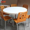 KKR extendable kitchen table/alime round restaurant booth dining tables