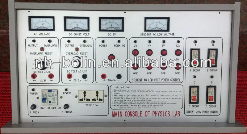 physics lab power control