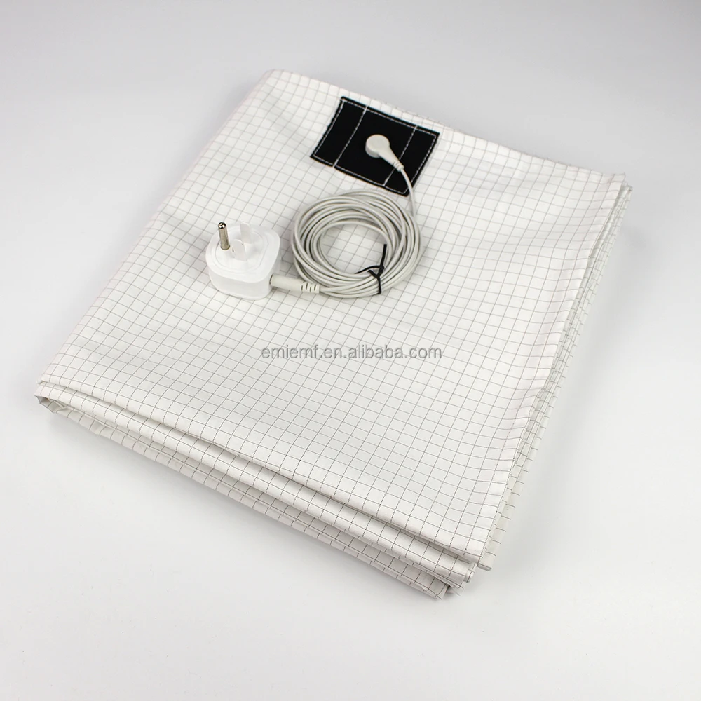 Esd Earthing Grounding Sheets Earthing Sheet With 10 Silver Fiber With