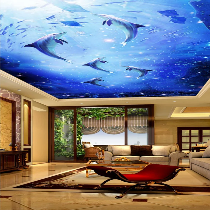 Venta al por mayor cielo techo pared de papel-Compre online los mejores