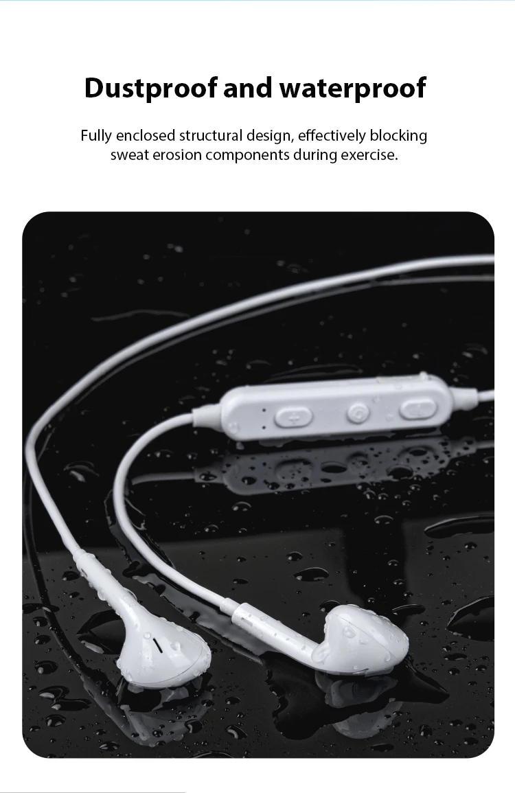New arrival product bluetooth neckband earphones bluetooth wireless 5.0 in ear headphones - ANKUX.COM