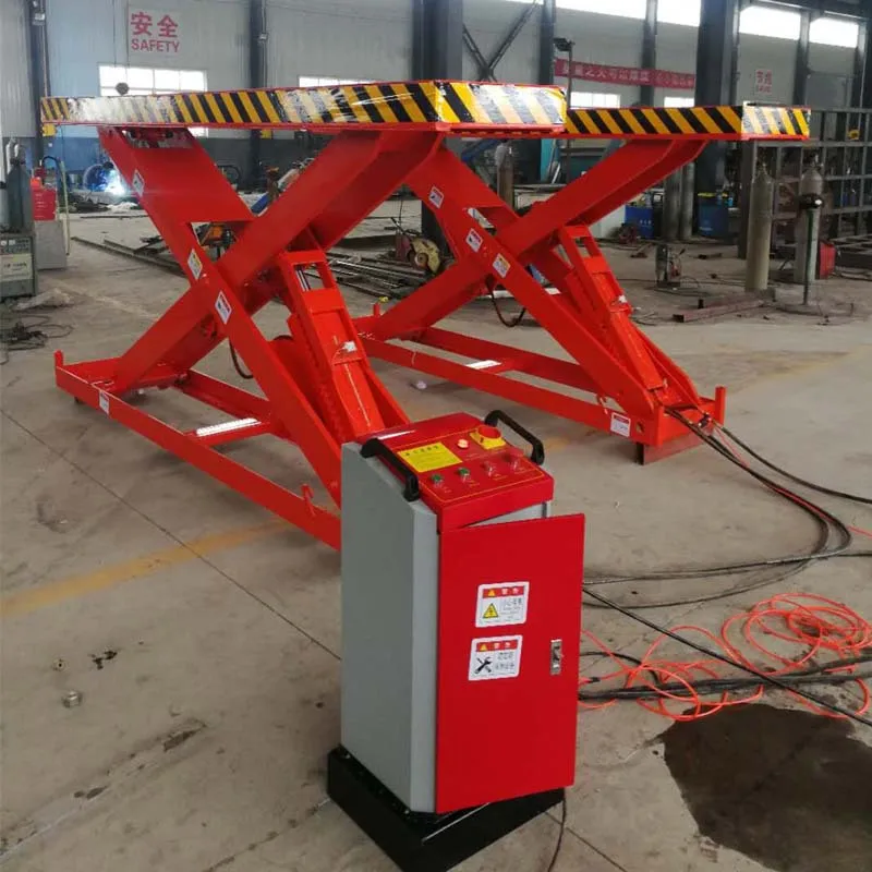 buy 3 吨液压剪式升降机的汽车维修,汽车设备剪叉式升降平台的重量