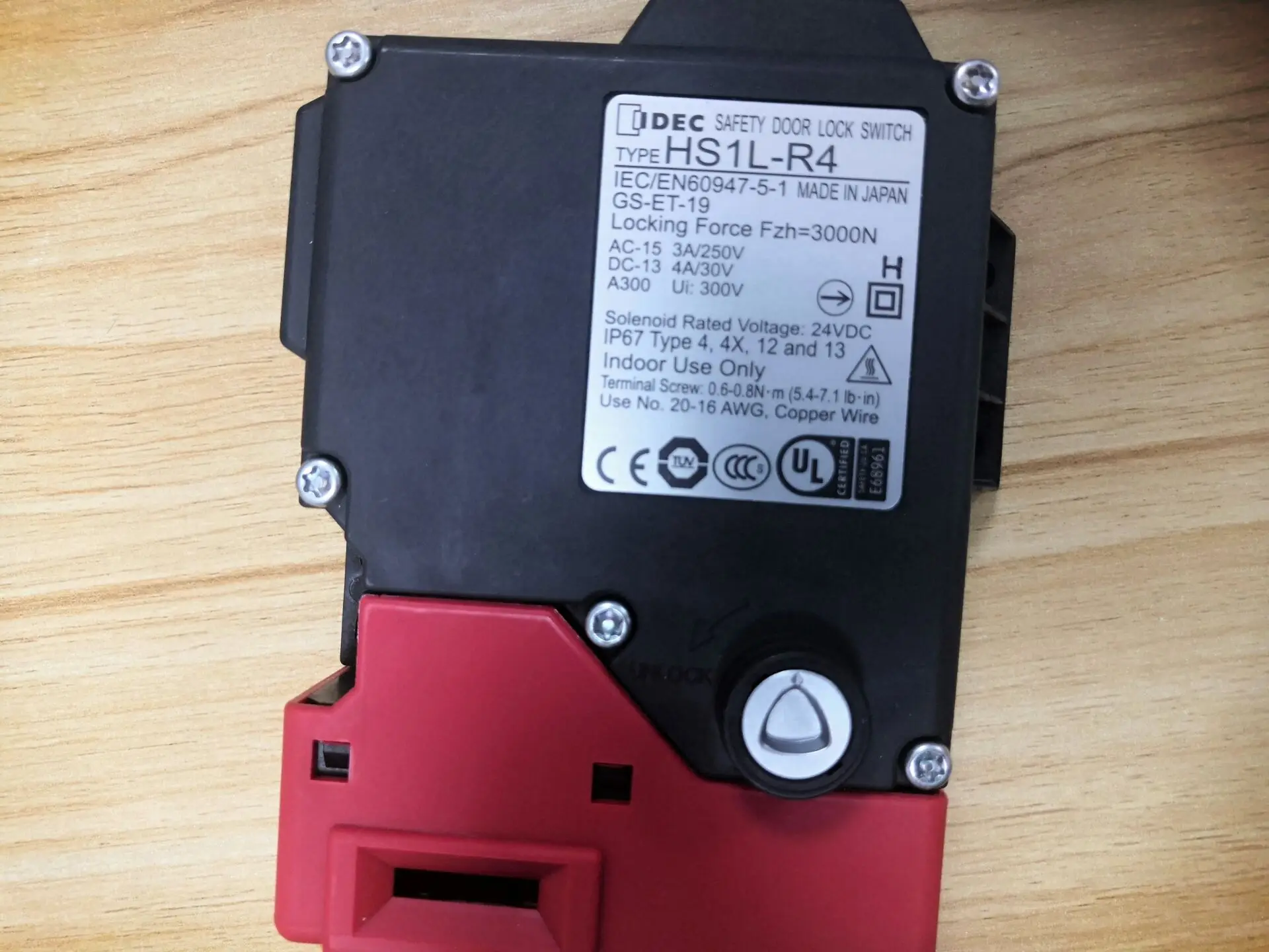 Idec Safety Lock Switch Hs1lr4 Buy Safety Door Lock Switch,Idec