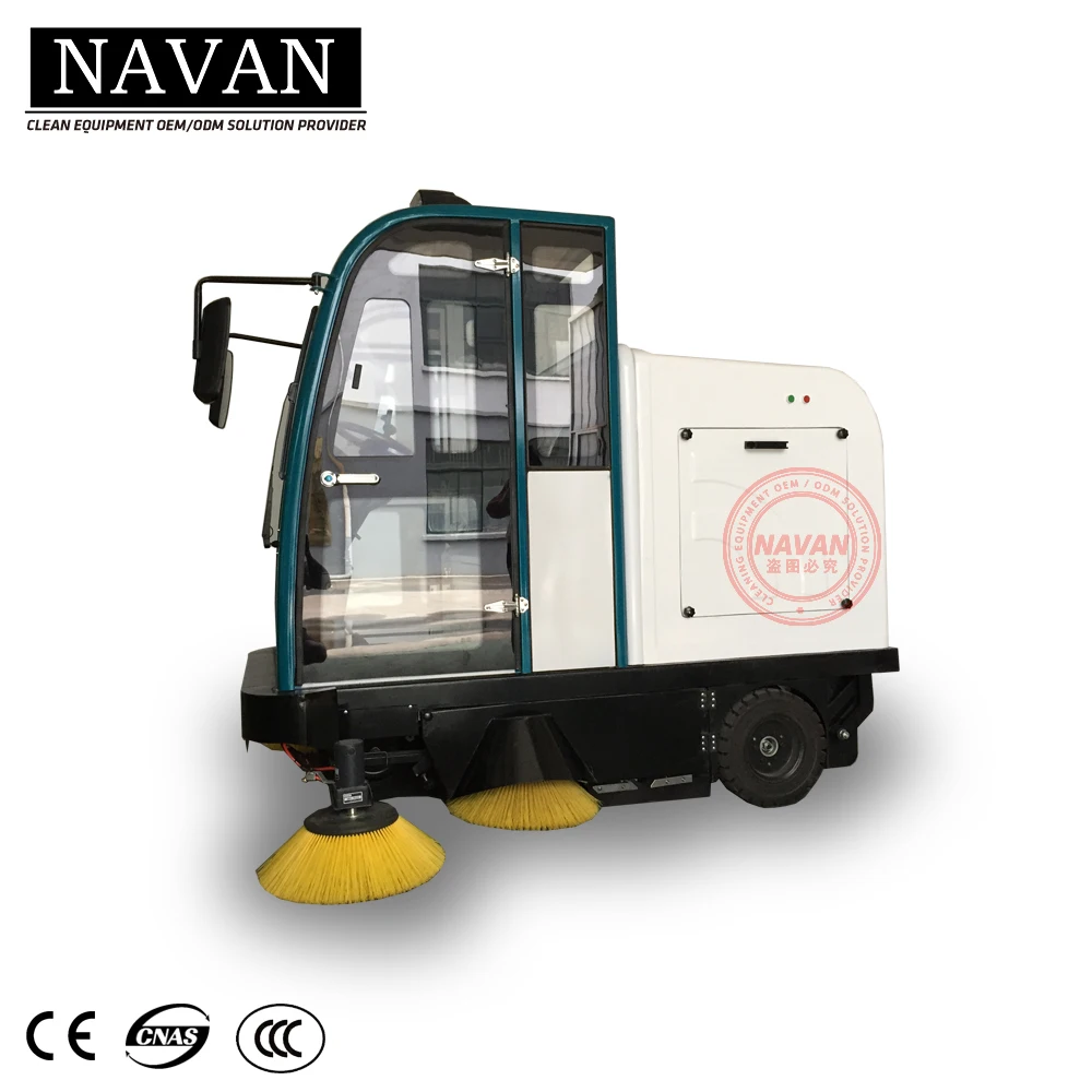 
NAVAN Electric commercial ride on 3 in 1 sweeper 