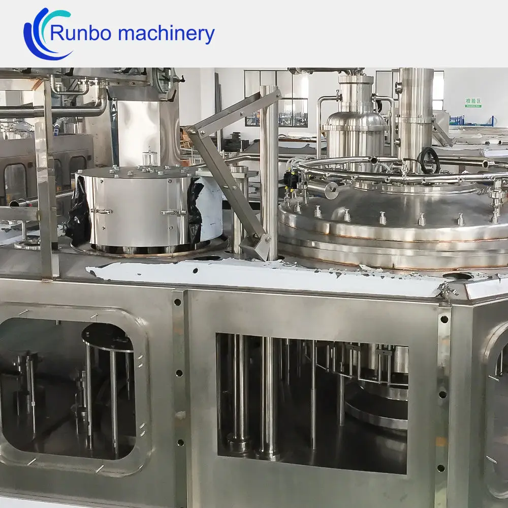 Automatic 500ml Small Business Machines for Filling Pure Water Fruit Juice Milk Glass Beverages Gear Motor PLC Core Components