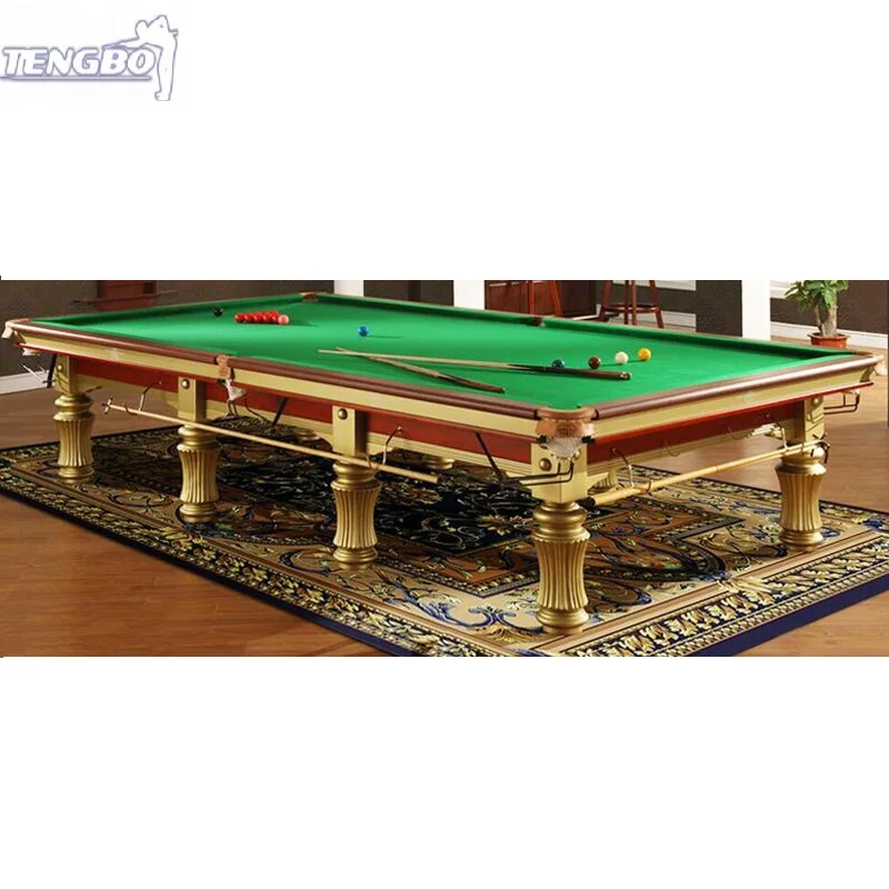Style Tb-uk004 Gold Snooker Table Price 