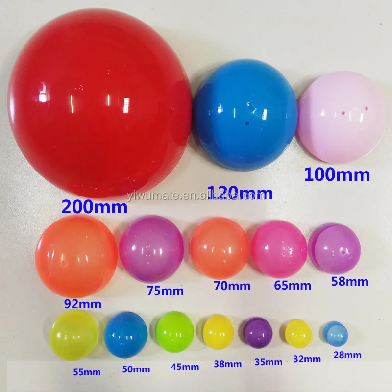 Vending 100mm Large Capsule Ball Supplier Vending 95mm 100mm Capsules Vending Toy Empty Plastic
