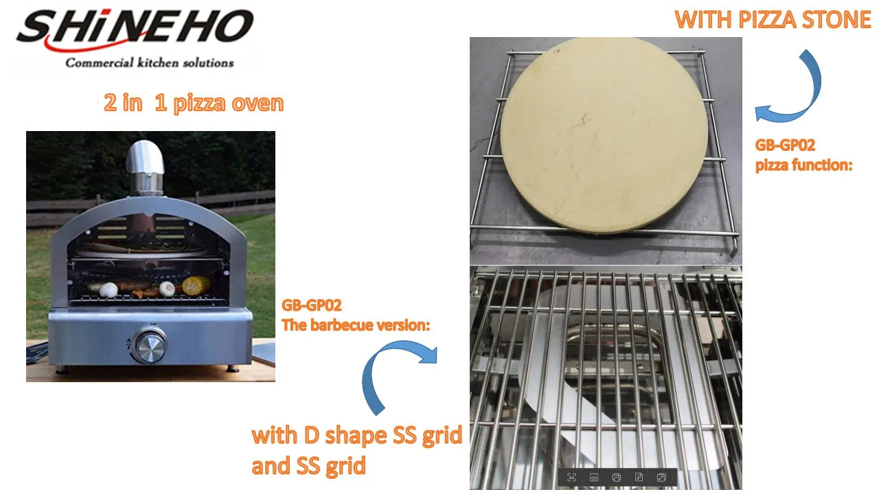 Table Top Bbq Pizza Grill Multifunction Outdoor Portable Gas Pizza Oven Buy Table Top Pizza