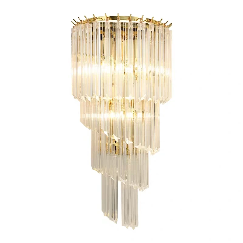 Luxury hotel fancy interior contemporary design wall sconce hotel bedside indoor wall modern light for hotel home decor