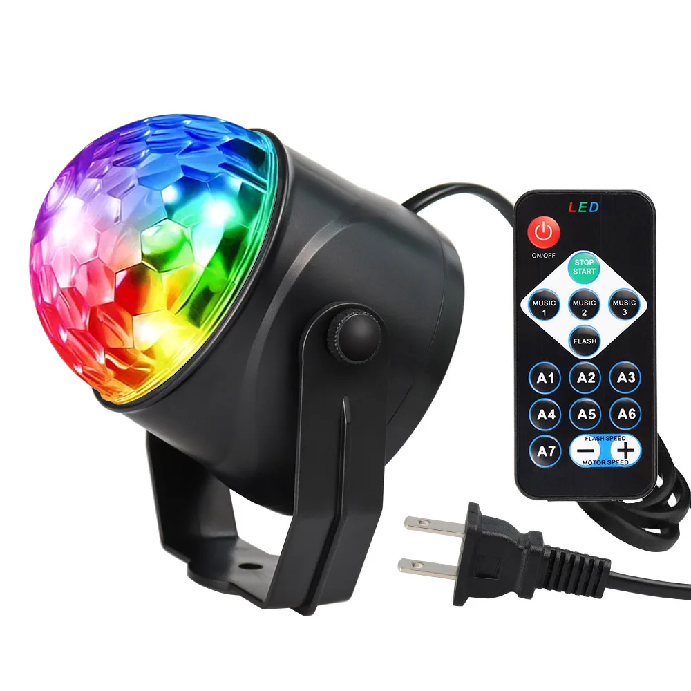 Hot Sale Party Lights Disco Strobe Light Crystal Magic Ball Rgb Stage