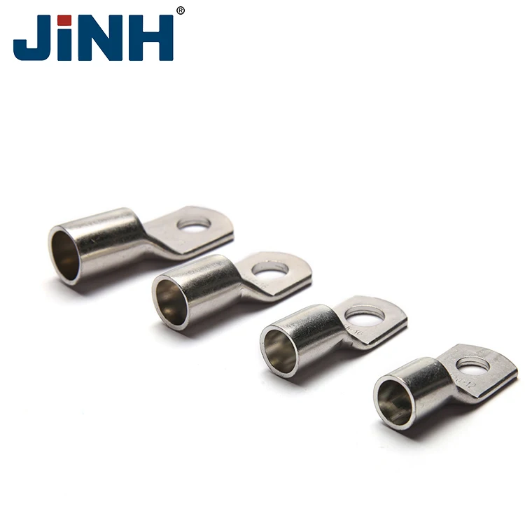 
JINH Copper Battery Cable Lug Connector Terminal SC16-8 16mm2 Hole 8mm Electrical Battery Connector 