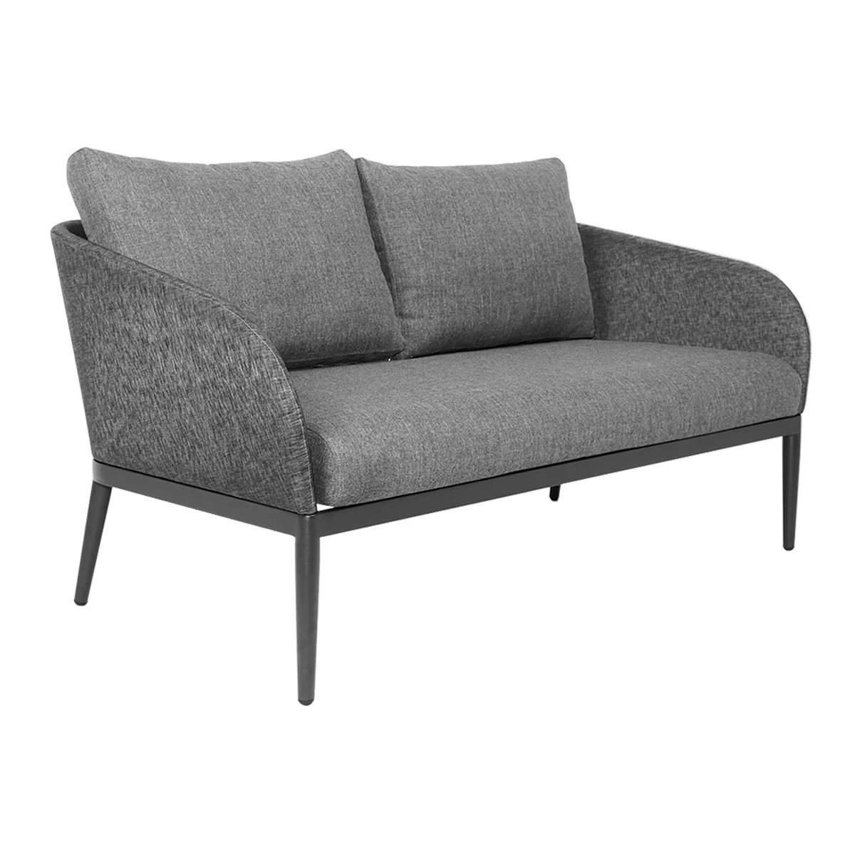 Extruded Aluminum 4 Pieces Patio Outdoor Furniture Sofa Set For Hotel