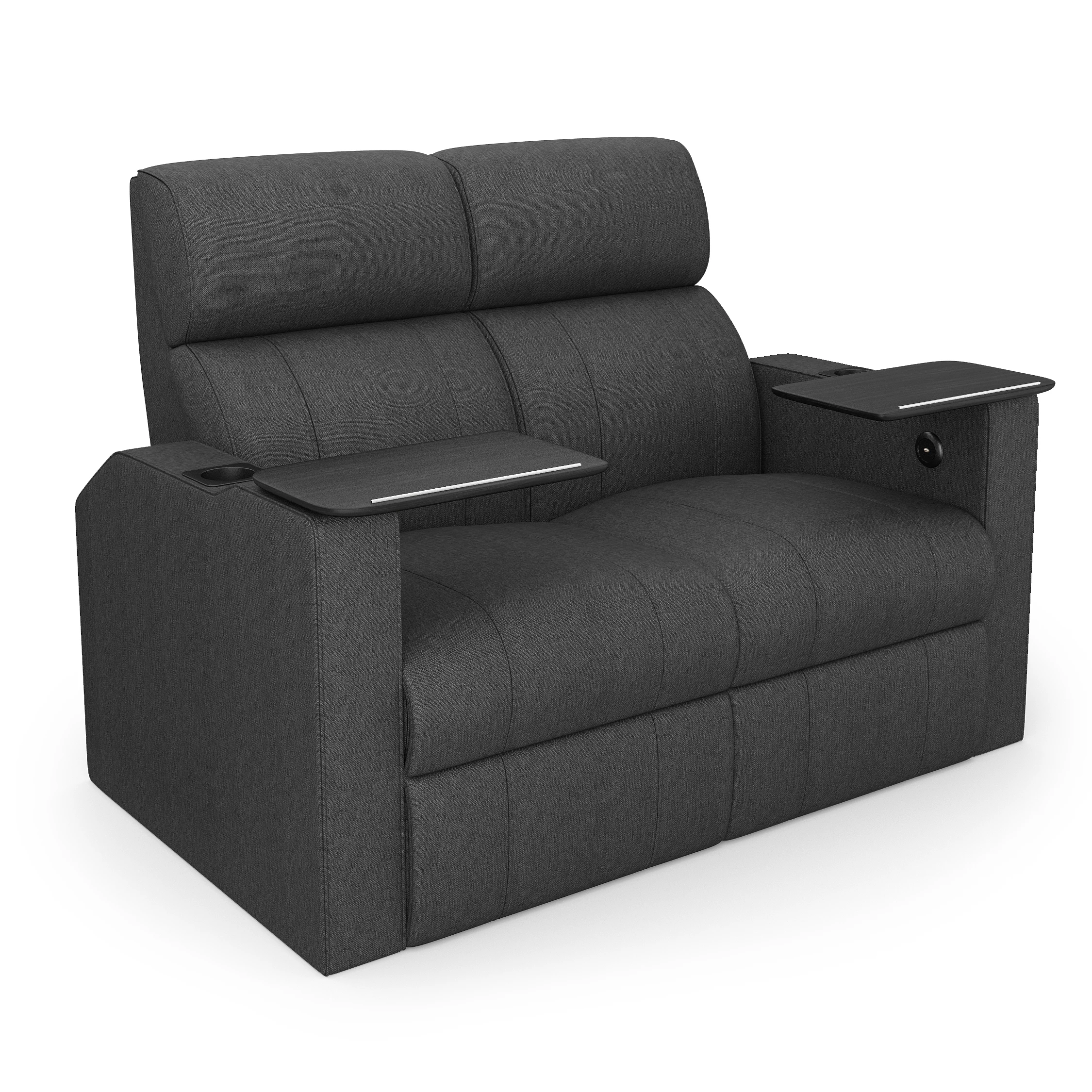 2023 Best Seller Verona Twin Recliner Fabric/leatherette Removable