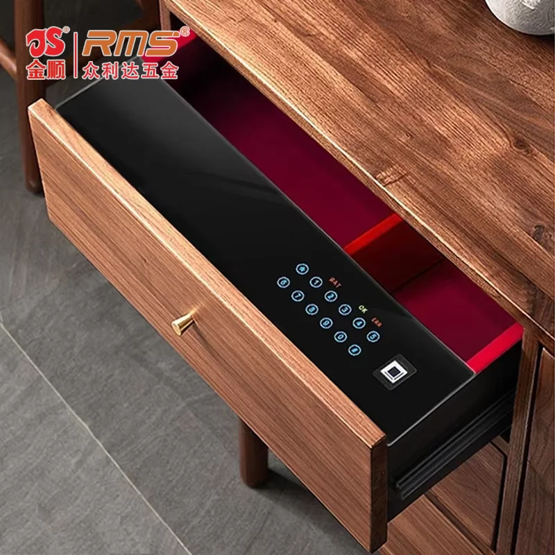 RMS Wardrobe Fittings Cabinet Concealed Safe Box with Fingerprint Lock ...
