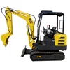 construction equipments 1.8 ton mini digger excavator machine