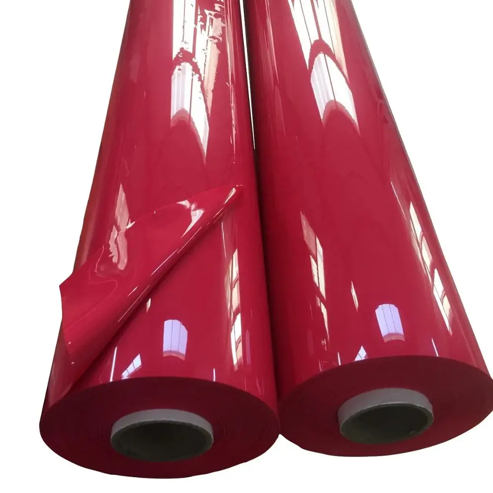 
waterproof 0.8mm thickness Soft colored PVC film rolls for package bag 