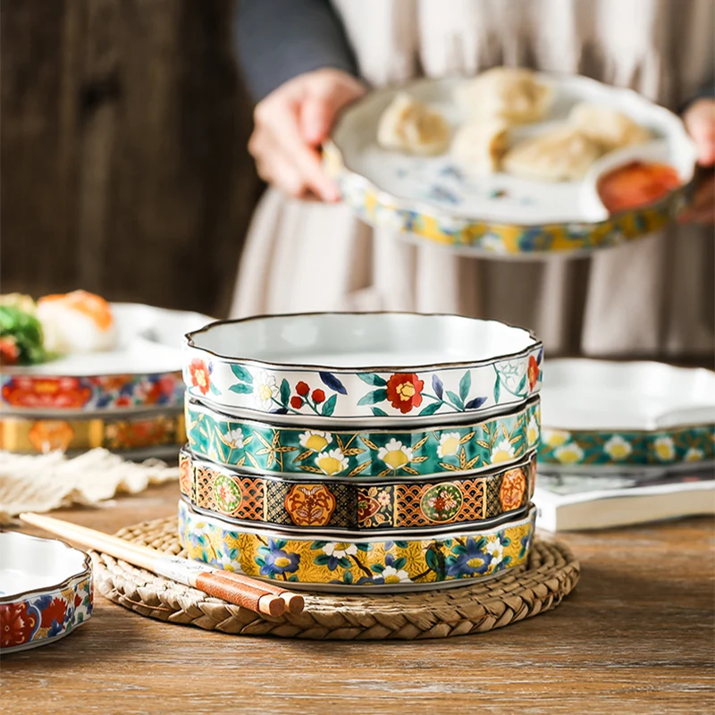 Hot Sale Ceramic Plate Rectangular Plate Sushi Tray  PorcelainTableware Dish factory