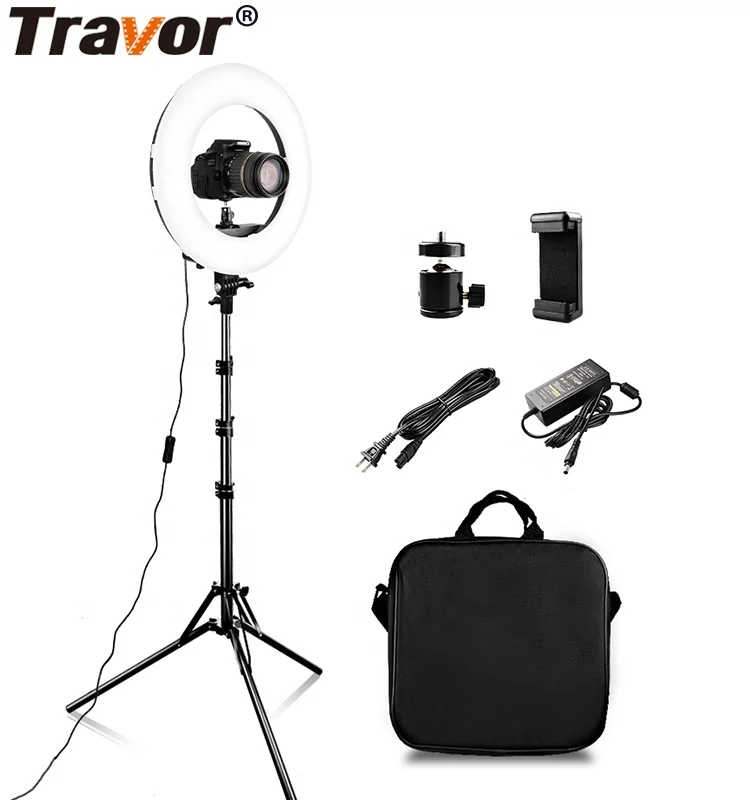 Camera accessories beauty live ringlight RL-12A 12 inch makeup ring light with desktop stand for youtube video tutor tik tok