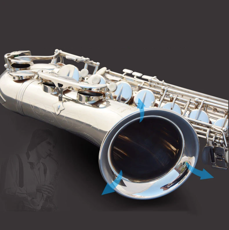 Silver With Nickel Plated Instrument Accessories  China Sax Professional Bb  Tenor Saxophone