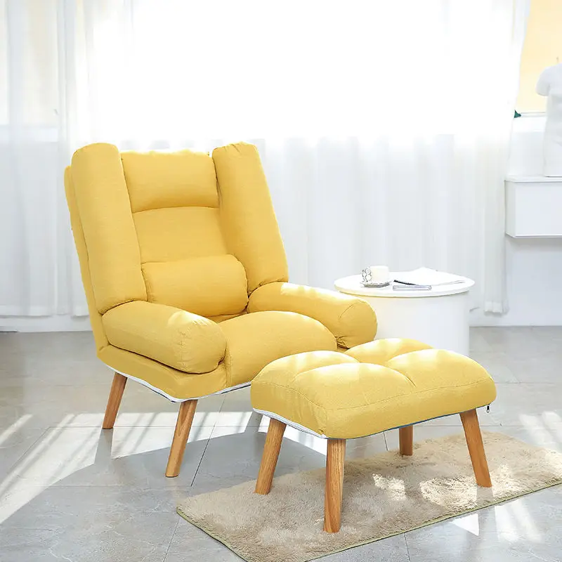 Living Room Single Sofa Chair Large Gaming Sofa Adjustable Folding