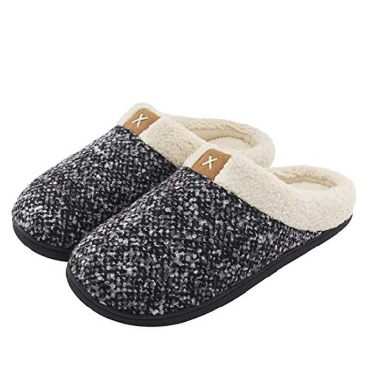 fleece lined slippers womens