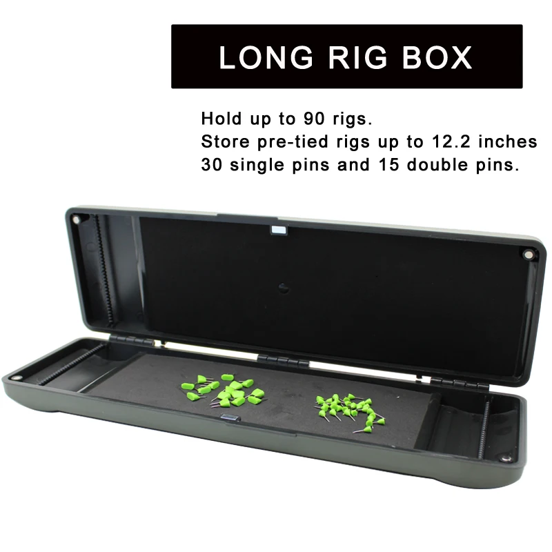 Carp Fishing Long Rig Box Hair Rig Box For Carp Fishing Terminal Tackle