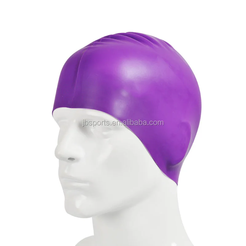 Customized Printing Silicone Swimming Caps Novelty Funny Swim Hats