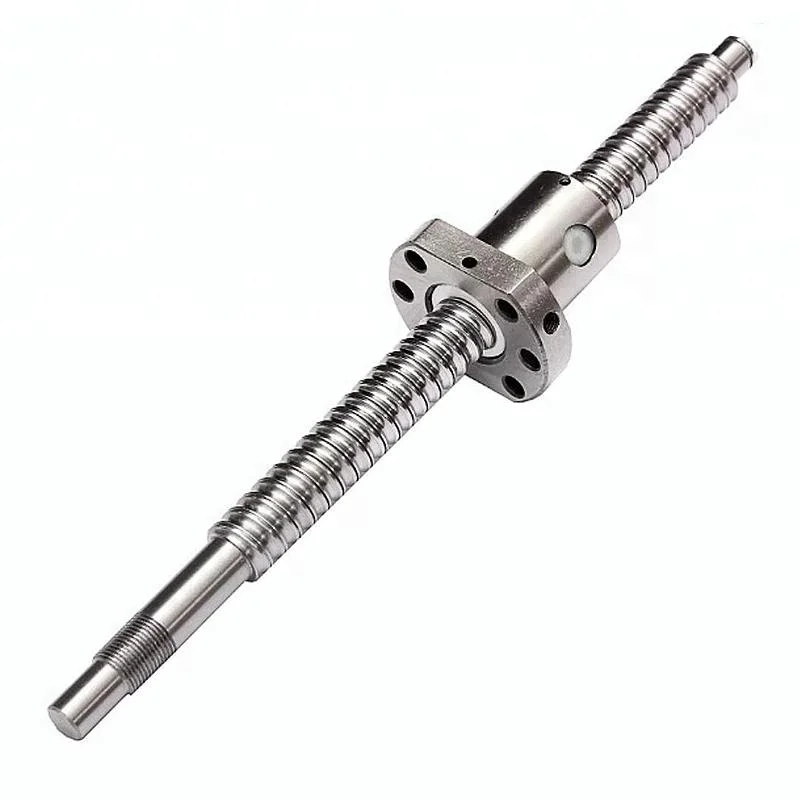 Cnc Machine Ball Screw 20mm Diameter 5mm Pitch Sfu2005 With Single Ball