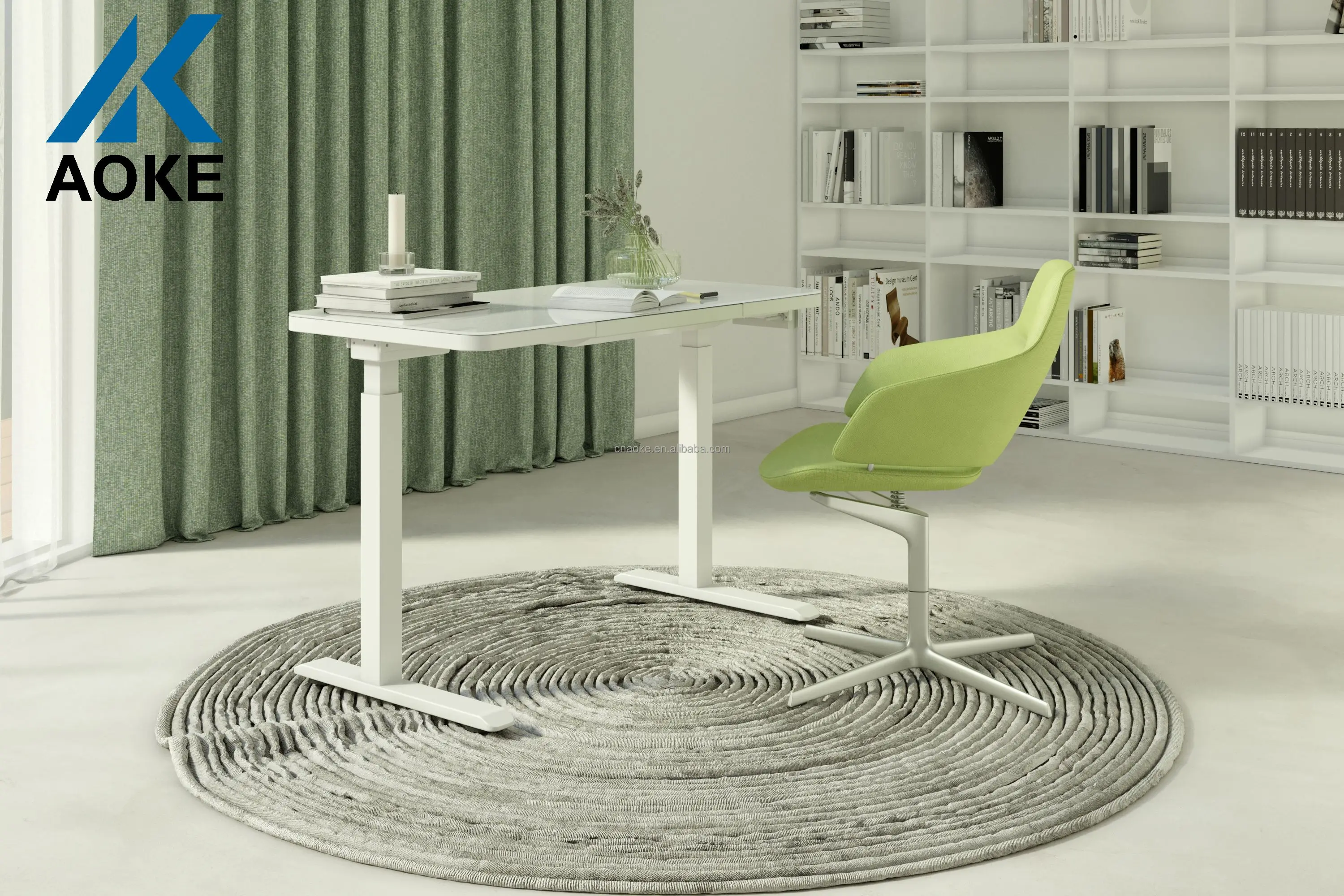 Aoke Lifting Column Adjustable Work Electric Lifting Desk Adjustable