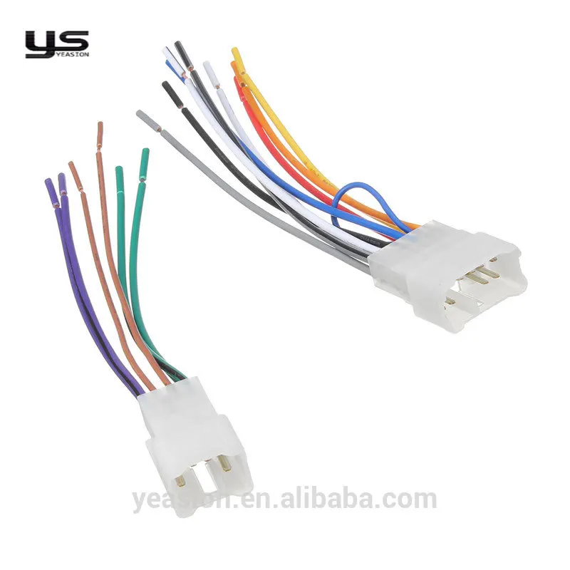 Custom Car Audio Stereo Cd Player Wiring Harness Adapter Plug - Buy Car