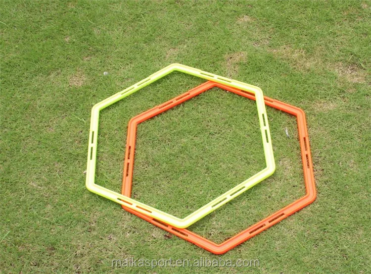 Hexagon Speed Ring Soccer Training Polygon Agility Rings Football Basketball Training Equipment