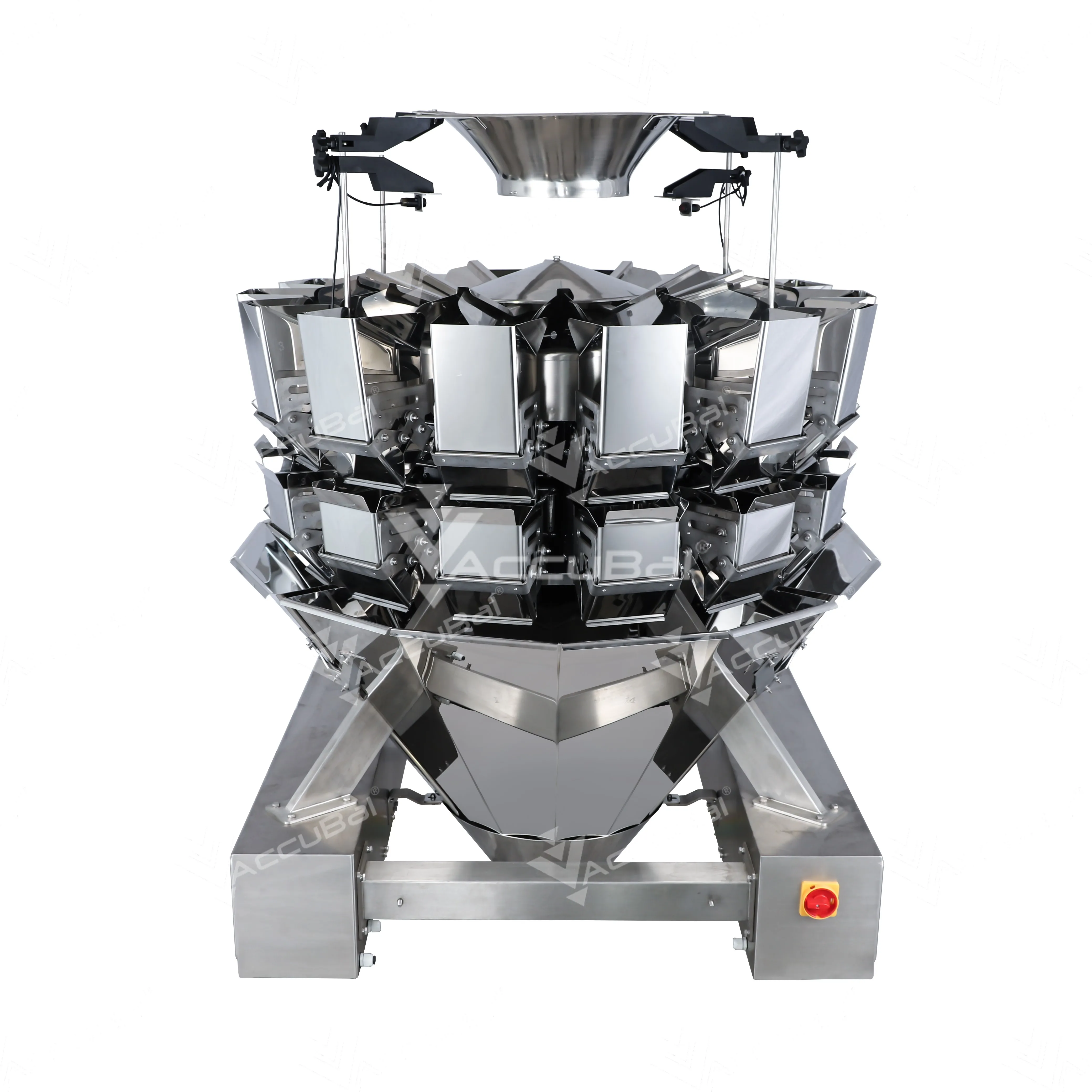 
Accubal automatic food industry 14 head multihead weigher for popcorn coffee bean candy 