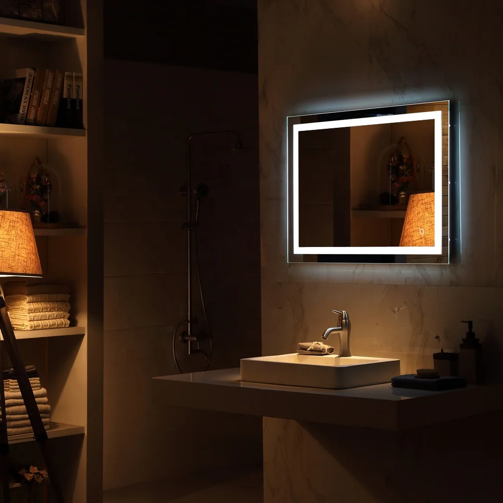 Led makeup mirror vanity mirror with lights in bathroom
