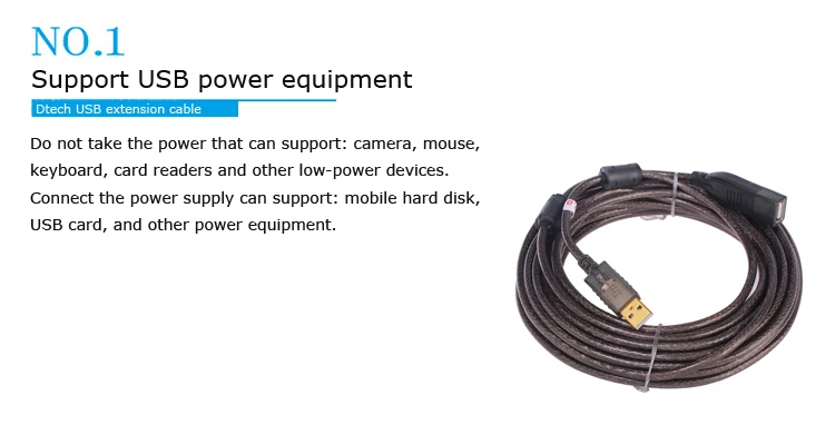 Factory Price OEM ODM USB 2.0 A Male to A Female Extension Micro Usb Cable 10M - ANKUX.COM
