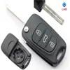 High quality Remote Folding Key Shell Case 3 Buttons Fob For Hyundai I20 I30 IX35 I35 Uncut trendy for you