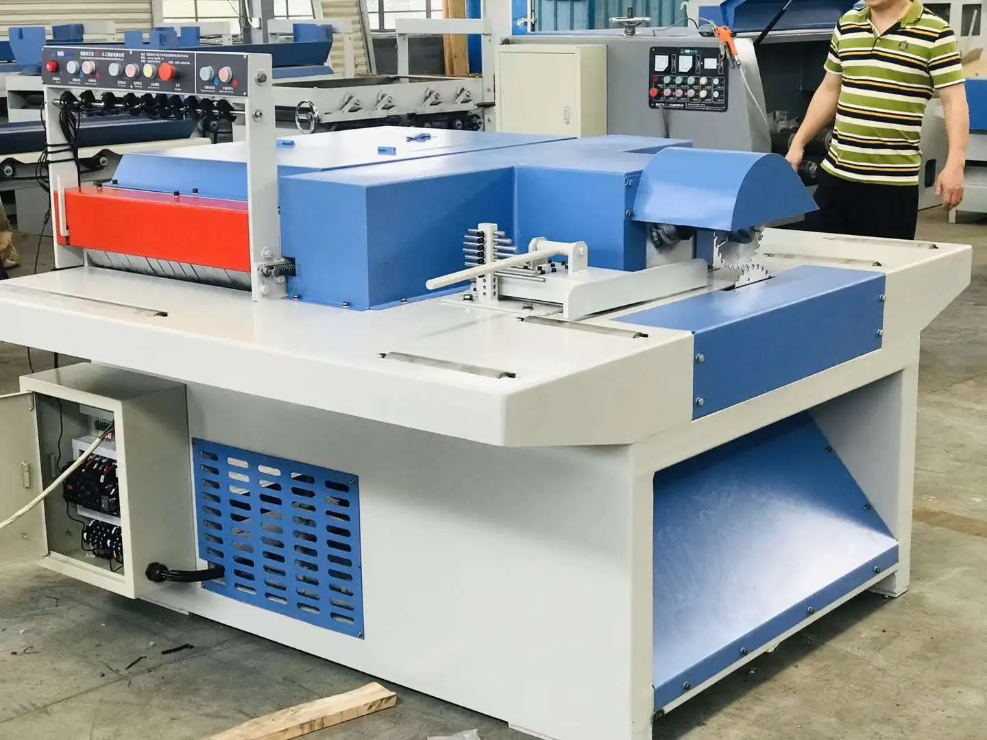 Wood Saw Machine Edge Trimming And Thicknesser Combined Saw Machine Doublefunctions Saw Machine