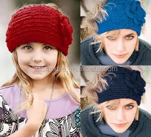 Crochet  Earwarmer Womens Headband Womens Accessories Hair Accessories Flower Headband