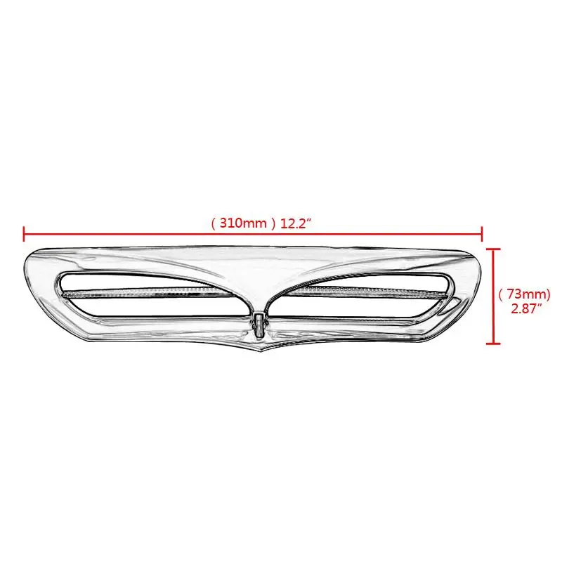 Fairing Vent Accent Trim w/ LED Light for Harley Electra Glide Ultra Limited FLHTK/ Street Glide Special FLHXS 2014-2019 FLHTK