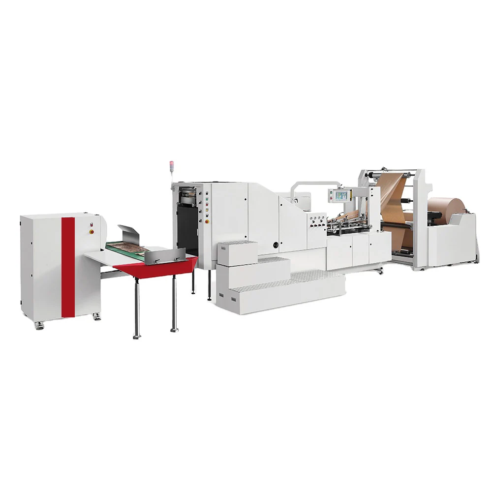 
High Speed Square Bottom Paper Bag Making Machine Bakery Bag machine 