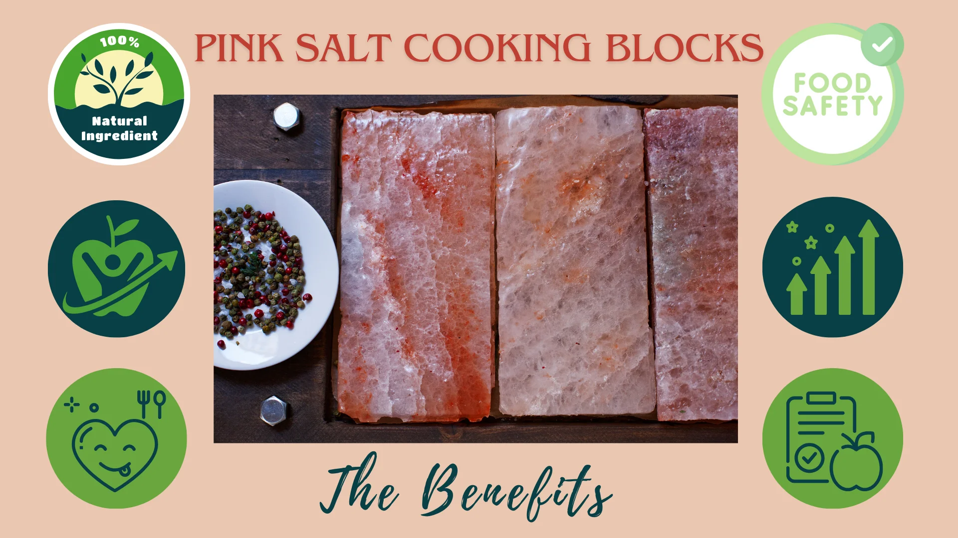 Himalayan Salt Bricks (8 X 4 X 1) One Side Himalayan Salt Cheap Bricks ...