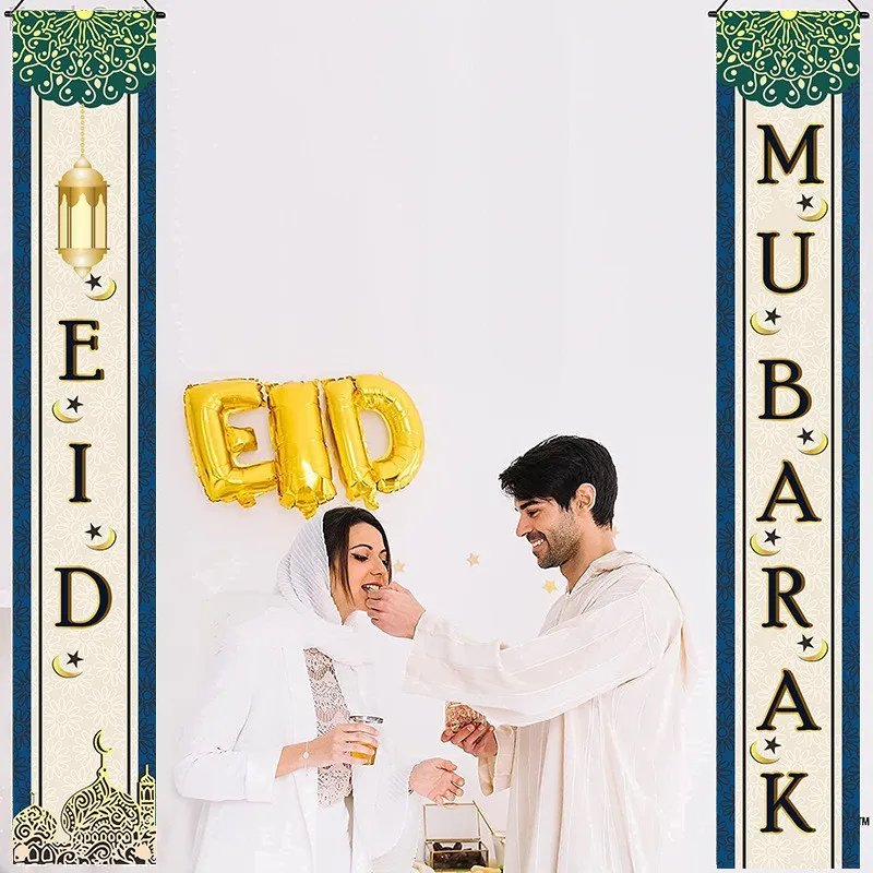ramadan mubarak hanging sign