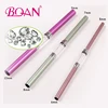 BQAN 3PCS Rhinestone Metal Handle Salon Using Crystal Nails Form C curve Rod Stick